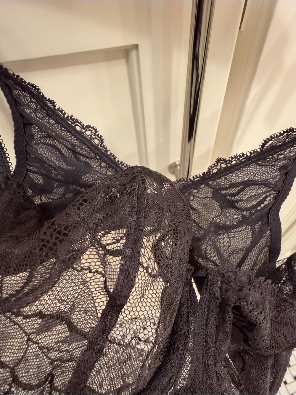 Simone Perele dark gray lace bra - Picture 4 of 4